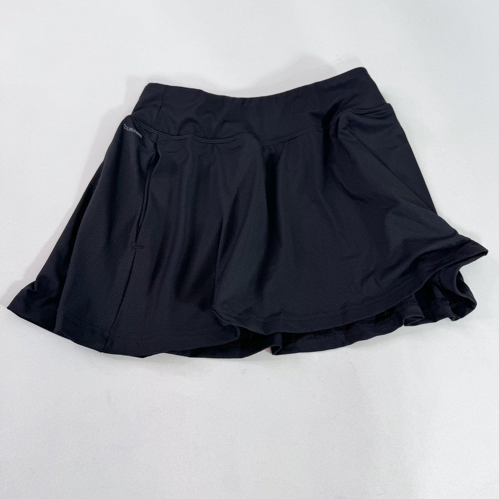 Adidas Skirt Womens Small Black Club PKT ClimaCool Tennis Athletic New